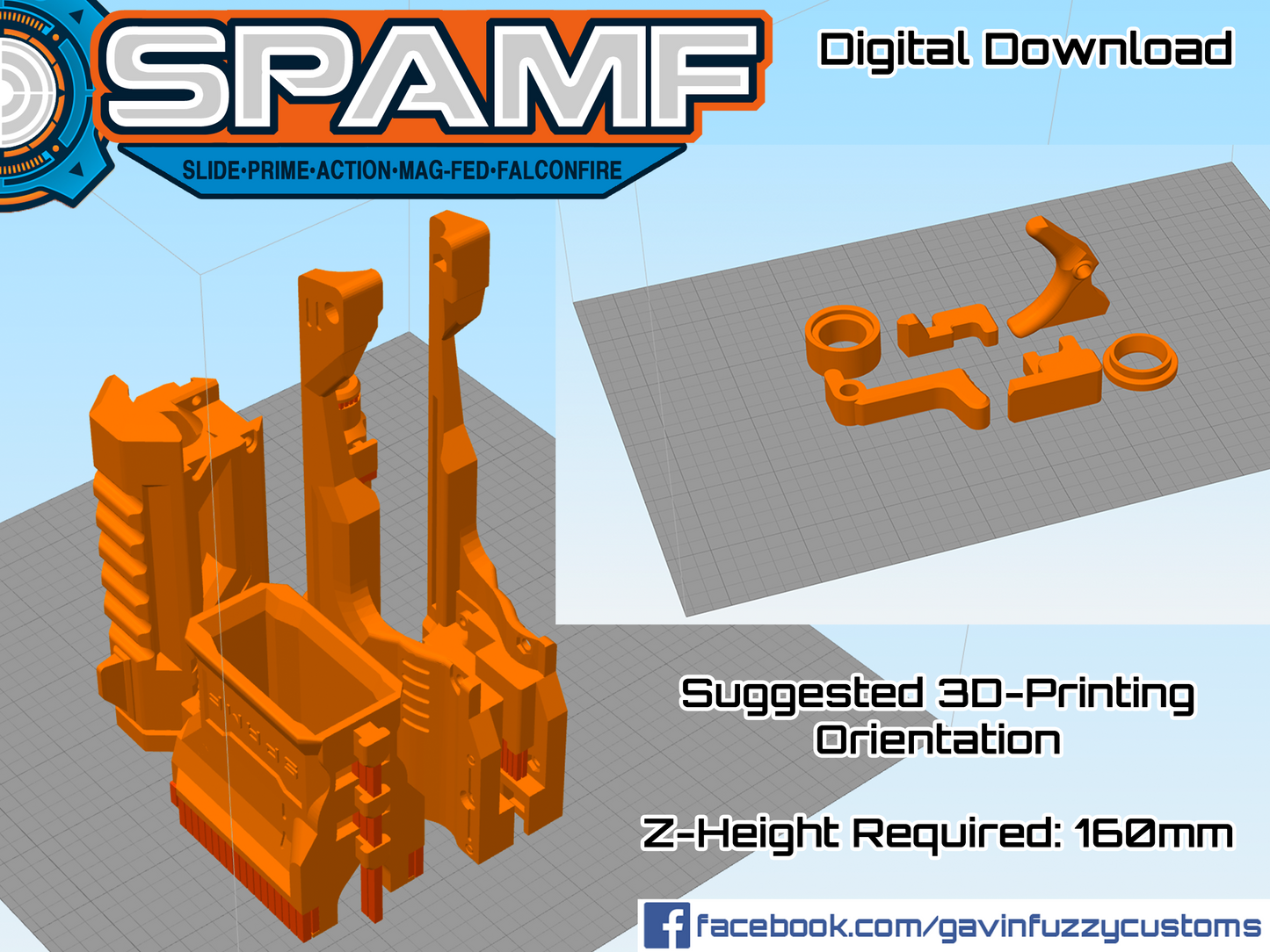 GFZ SPAMF Blaster - 3D CAD
