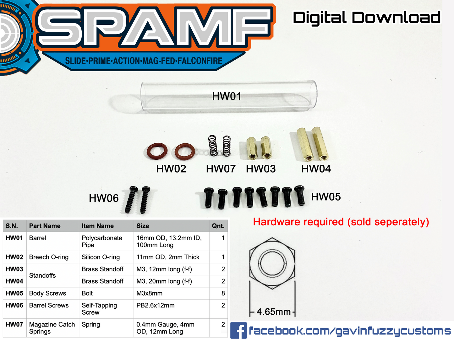 GFZ SPAMF Blaster - 3D CAD