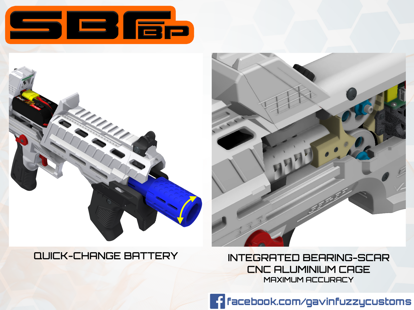 GFZ SBF-BP 3D Printed Parts