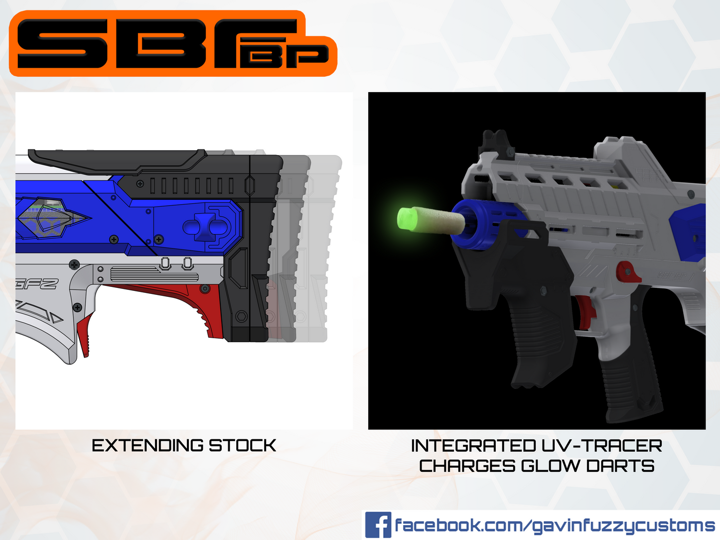 GFZ SBF-BP 3D Printed Parts