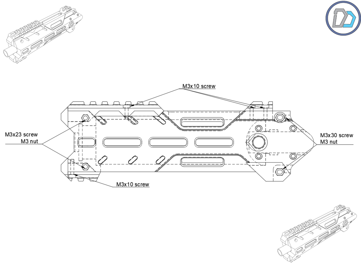 D2 - Worker Seagull - Axia Handguard - DIGITIAL FILES