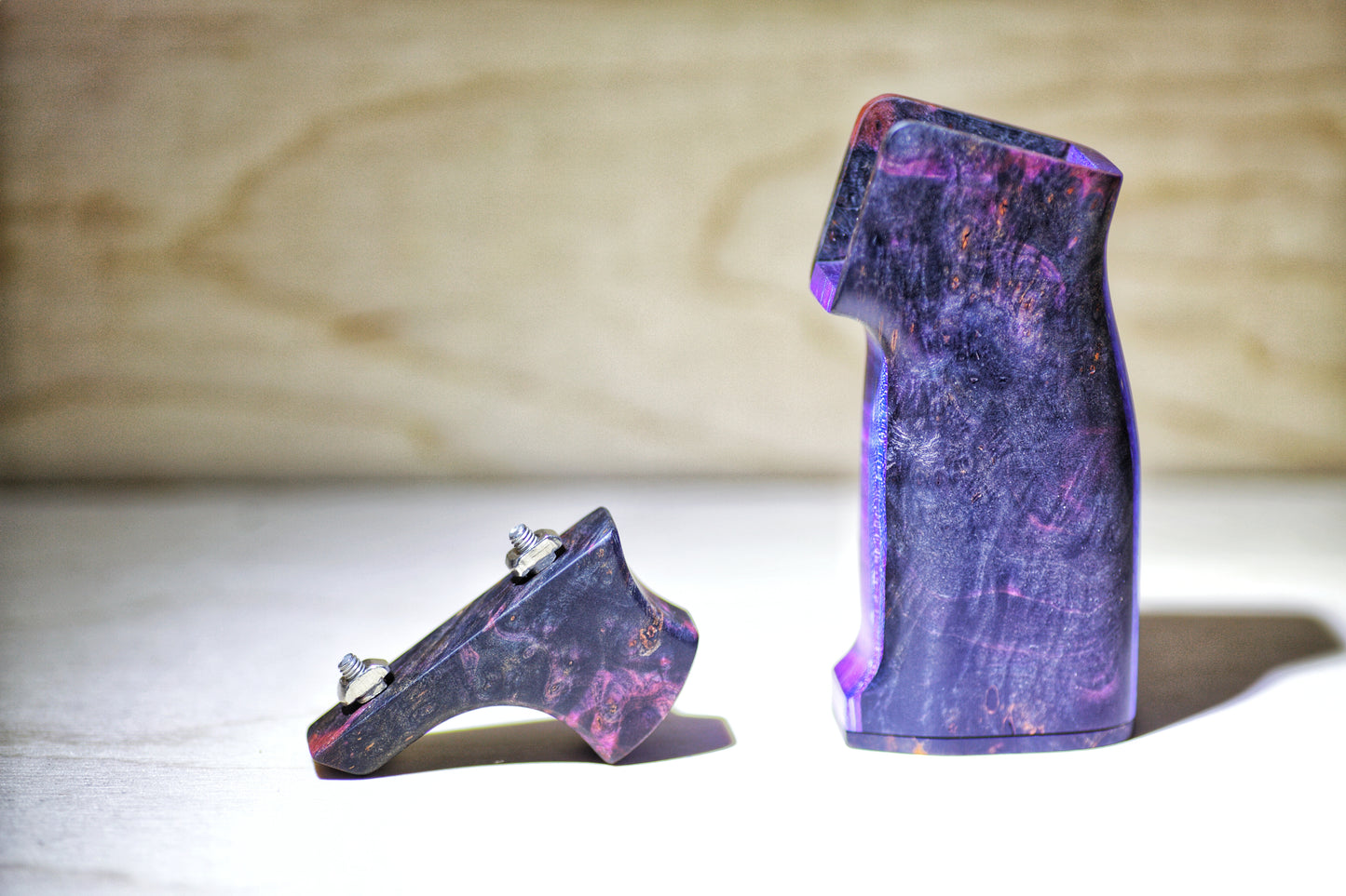 Vitae Precision | Stabilized Wood AEB Grips & Handstop Set