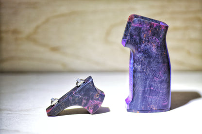 Vitae Precision | Stabilized Wood AEB Grips & Handstop Set