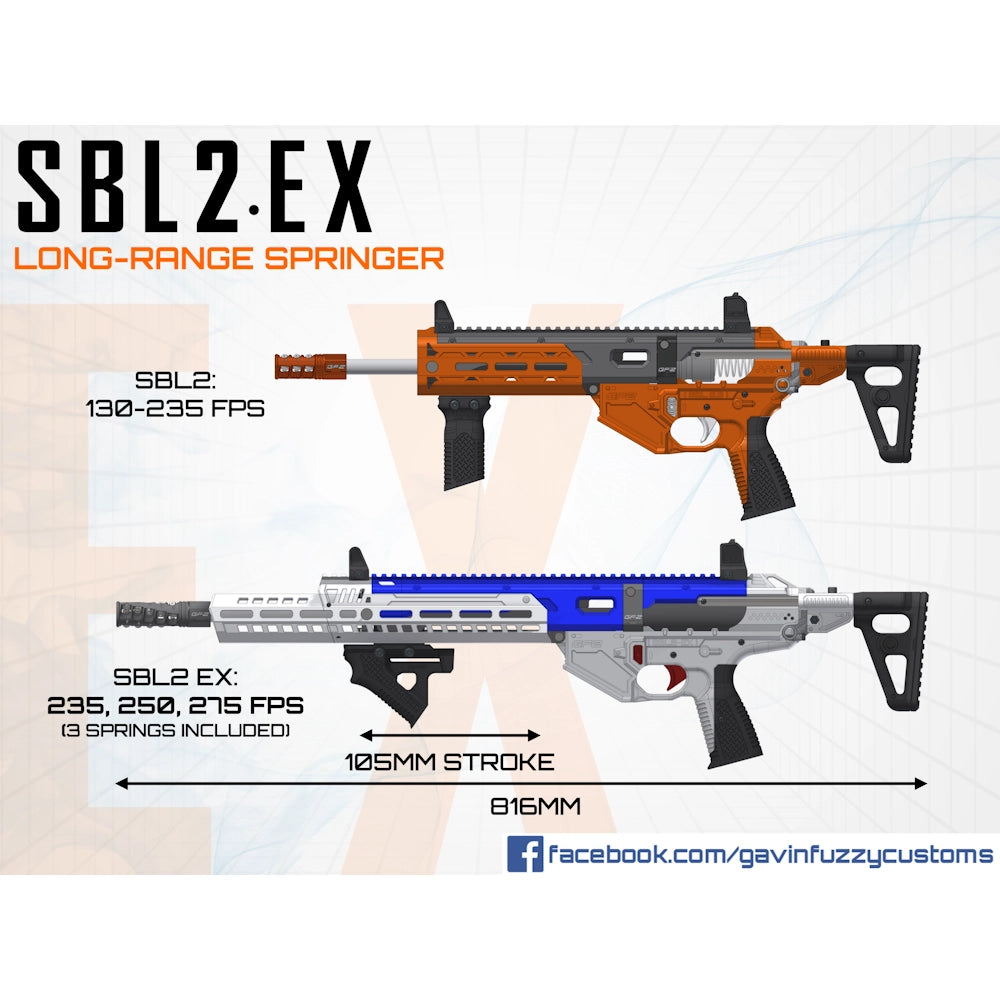 GFZ SBL2-EX - 3D Printed Parts