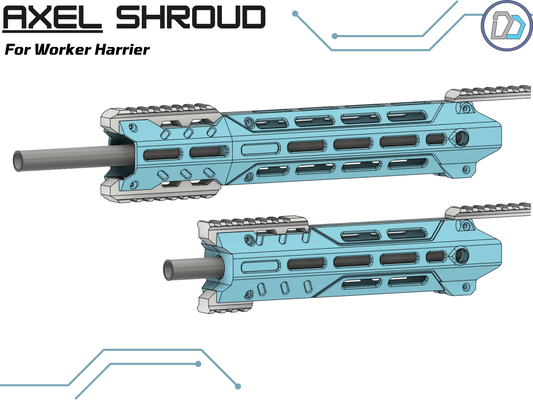 D2 Maker Worker Harrier | Axel Handguard (Digital Files)