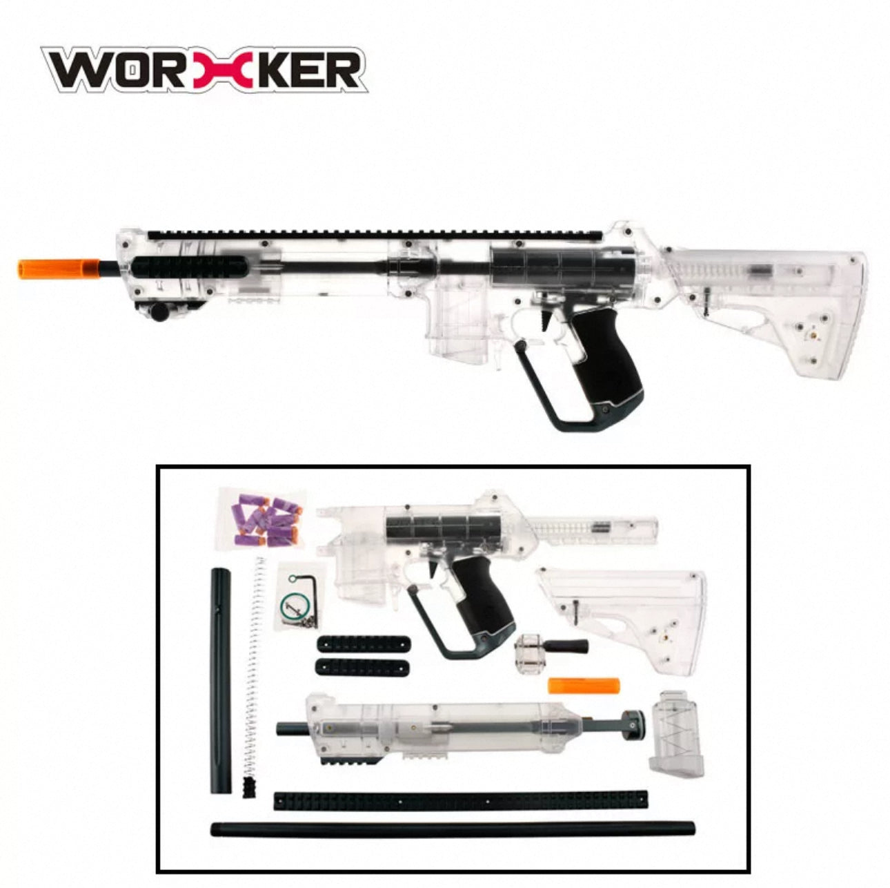 Worker Harrier Clear Edition Blaster