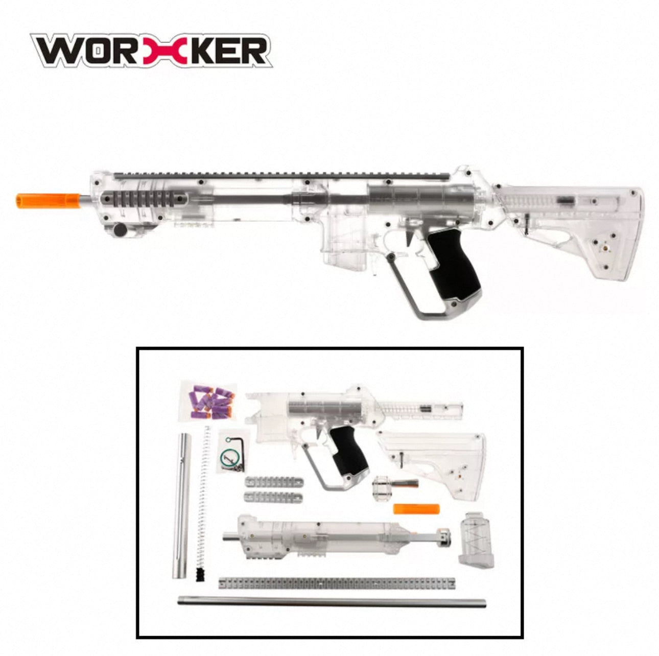 Worker Harrier Clear Edition Blaster