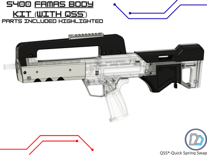 ZWQ S400 | D2 FAMAS Body Kit