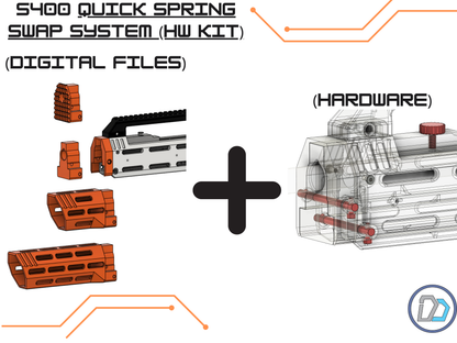 ZWQ S400 | D2 Quick Change Spring System (Hardware & Digital) (Main) — D2 Maker Hardware Kit | IFB.SG