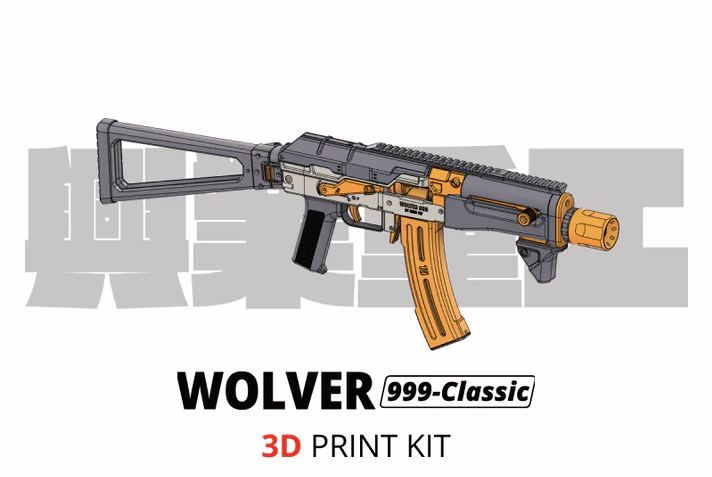 Wolver 999 Classic | 3D Printed Parts