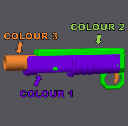 Underbarrel Masterkey | 3D Printed Parts