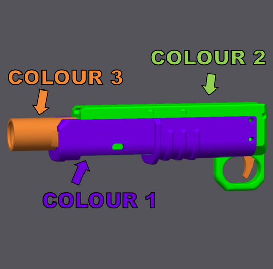 Underbarrel Masterkey | 3D Printed Parts