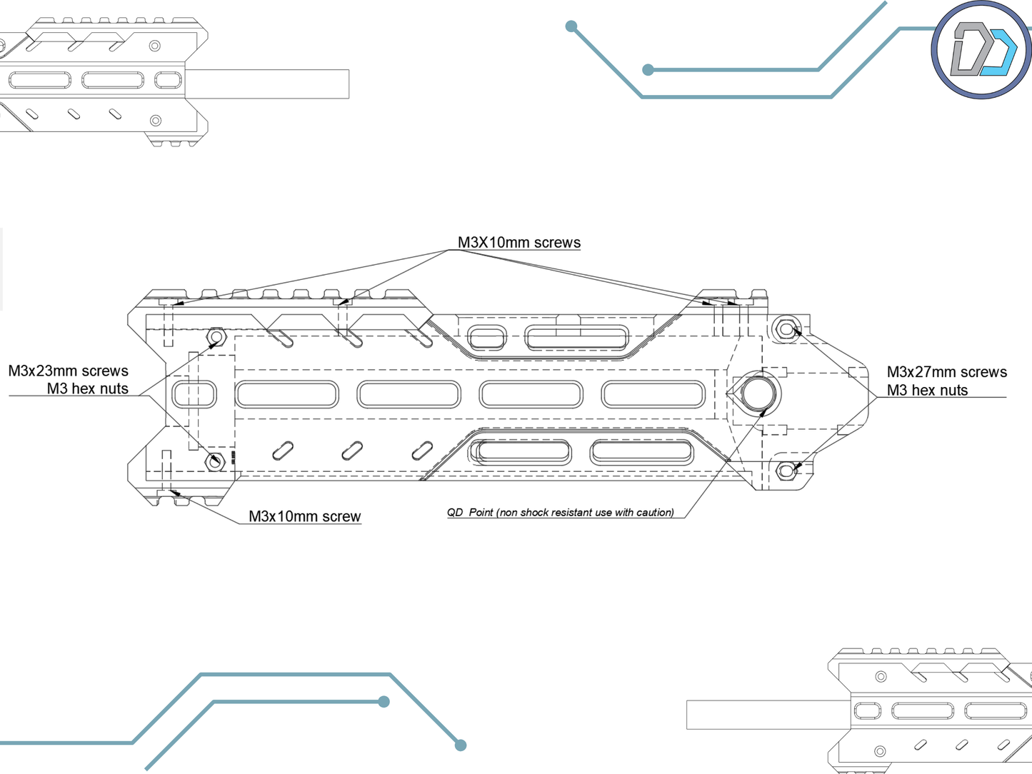 D2 - Worker Harrier - Axel Handguard - DIGITIAL FILES