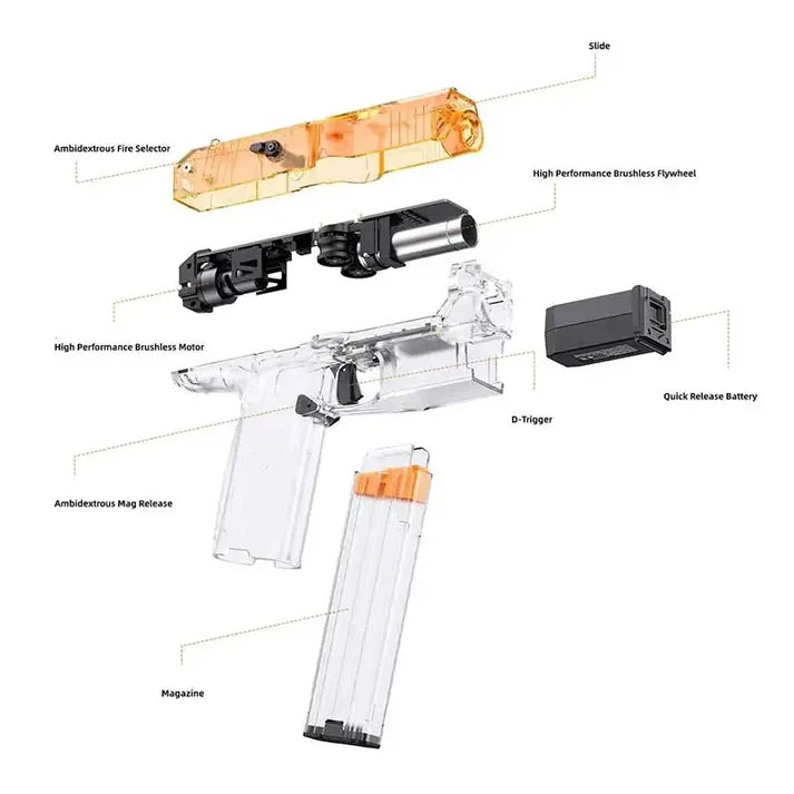 Lightning Brushless Flywheel Blaster