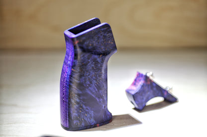 Vitae Precision | Stabilized Wood AEB Grips & Handstop Set