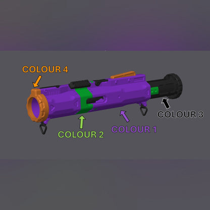 PiggyFoam Fenrir 717 | 3D Printed Parts (Main) — IFB.SG Blaster | IFB.SG