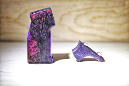 Vitae Precision | Stabilized Wood AEB Grips & Handstop Set